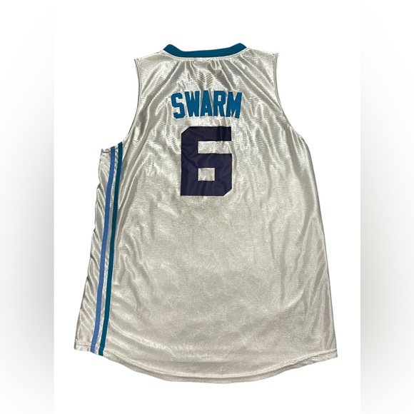 Charlotte Hornets #6 Swarm White Promotional SGA Jersey NBA Basketball Mens XL - Picture 2 of 4